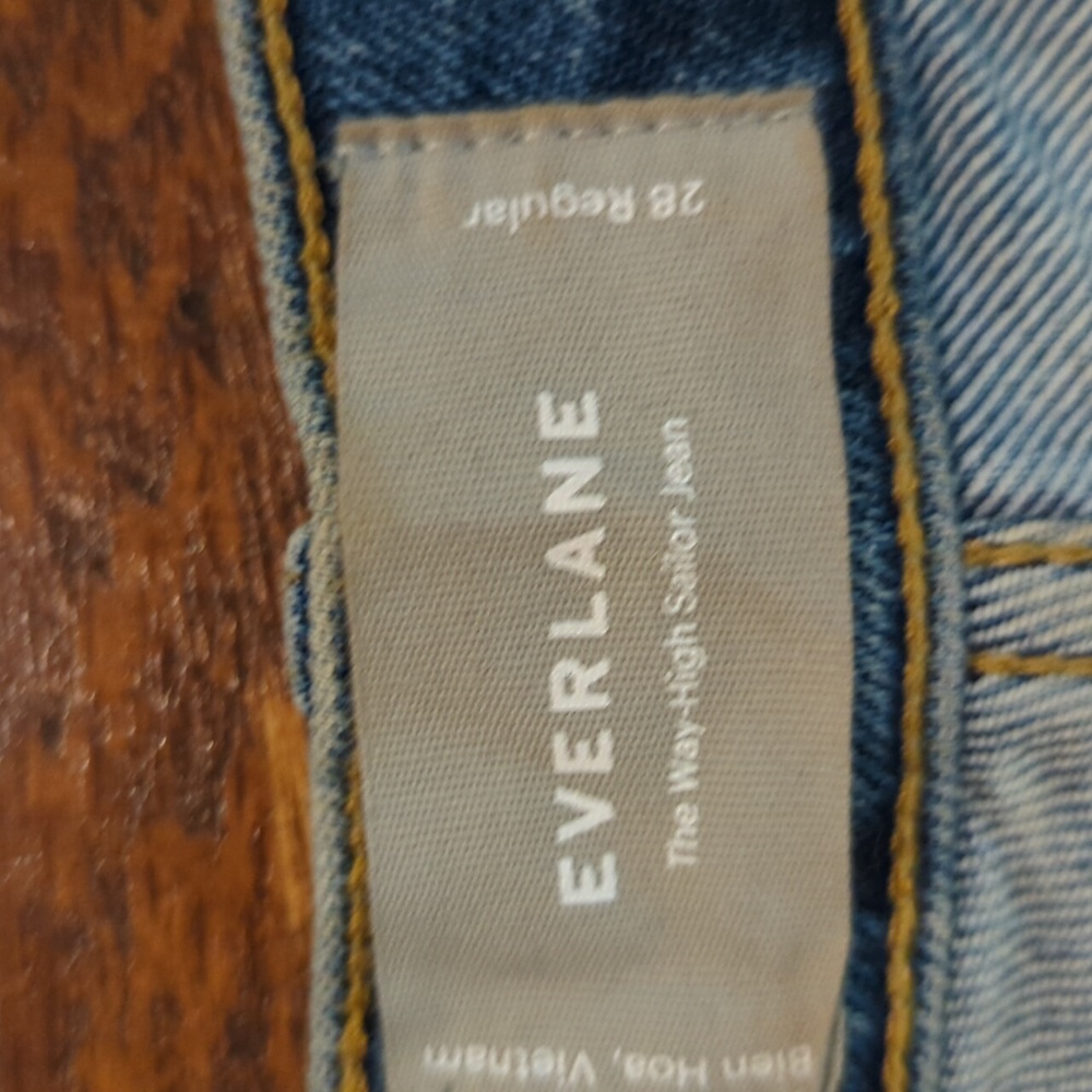 Everlane Way High sailor Women's Jeans - Picture 2 of 2